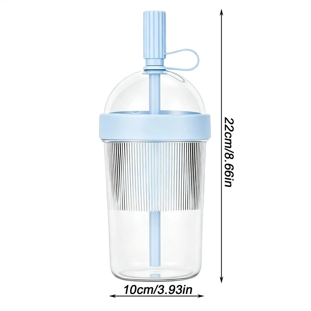Reusable coffee cup shown in Blue colour