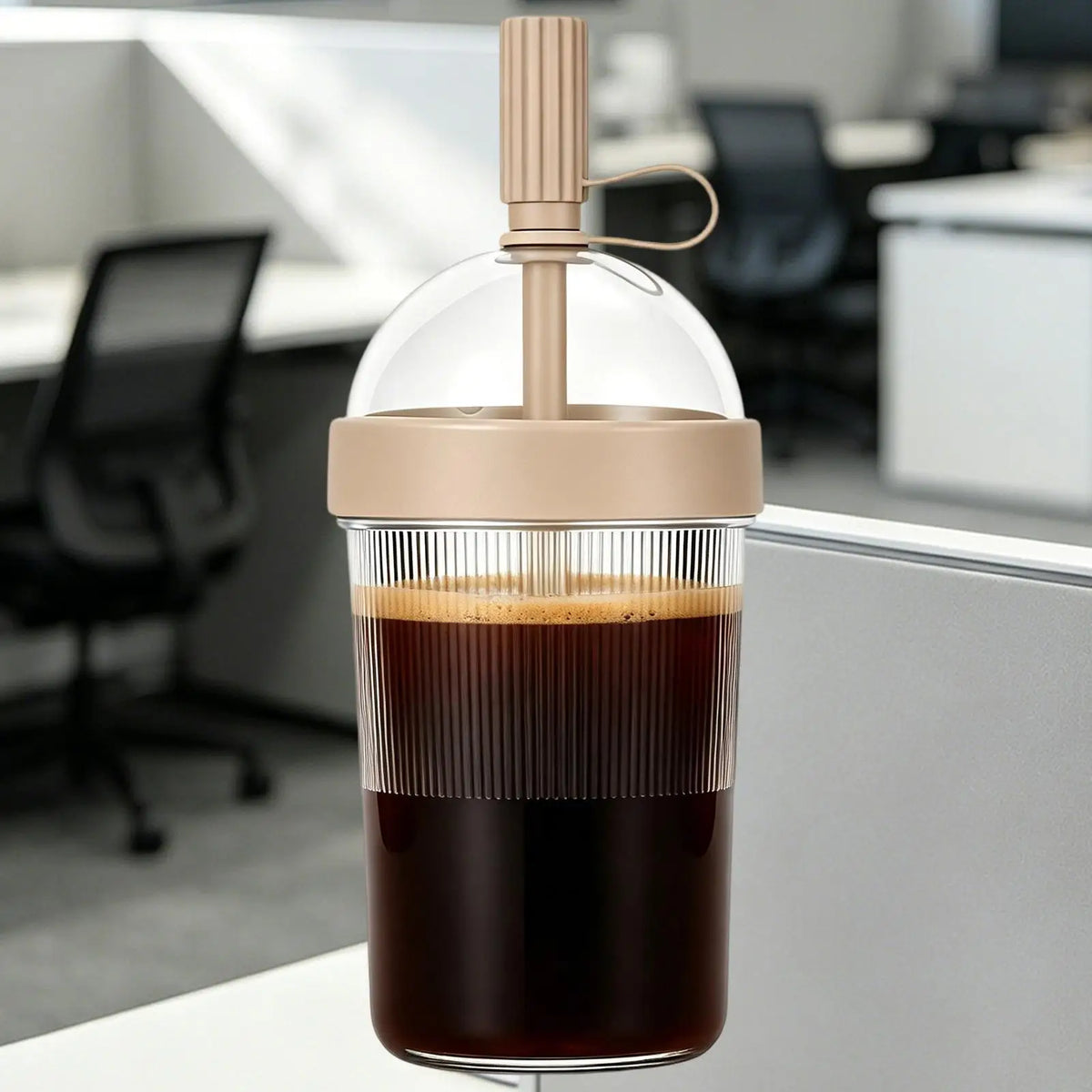 Reusable coffee cup with lid, 17oz travel tumbler